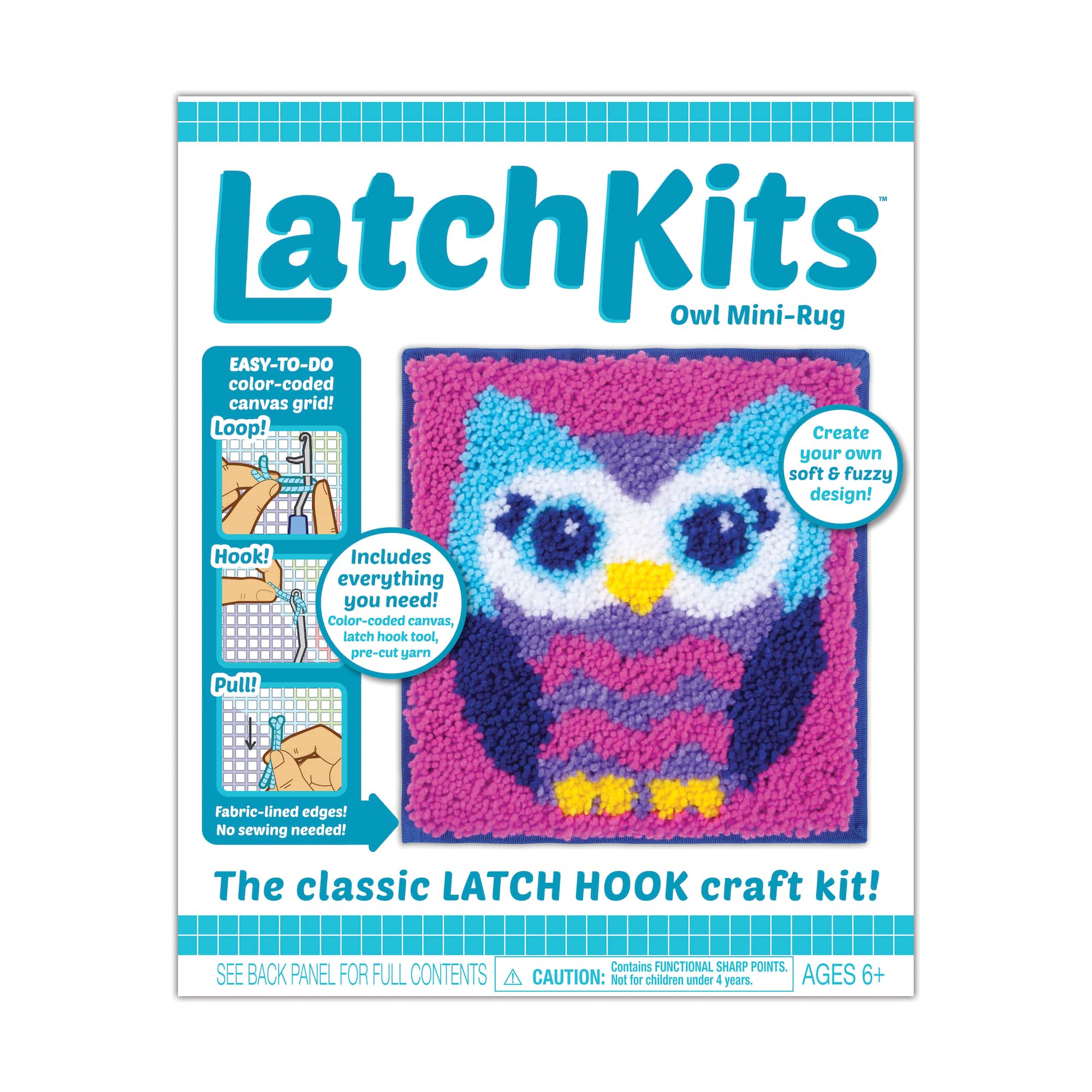 LatchKits Owl Mini-Rug